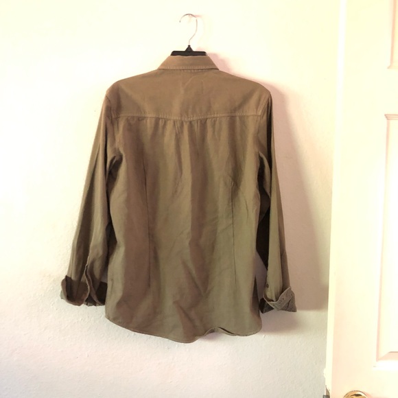 Paper Denim & Cloth olive longsleeves shirt - Picture 5 of 6